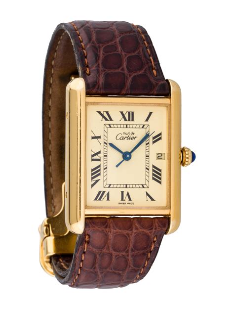 cartier tank watch.